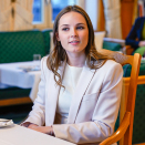 Prinsesse Ingrid Alexandra fikk høre om arbeidet i Stortinget og hvordan det er å være stortingsrepresentant. Foto: Lise Åserud / NTB